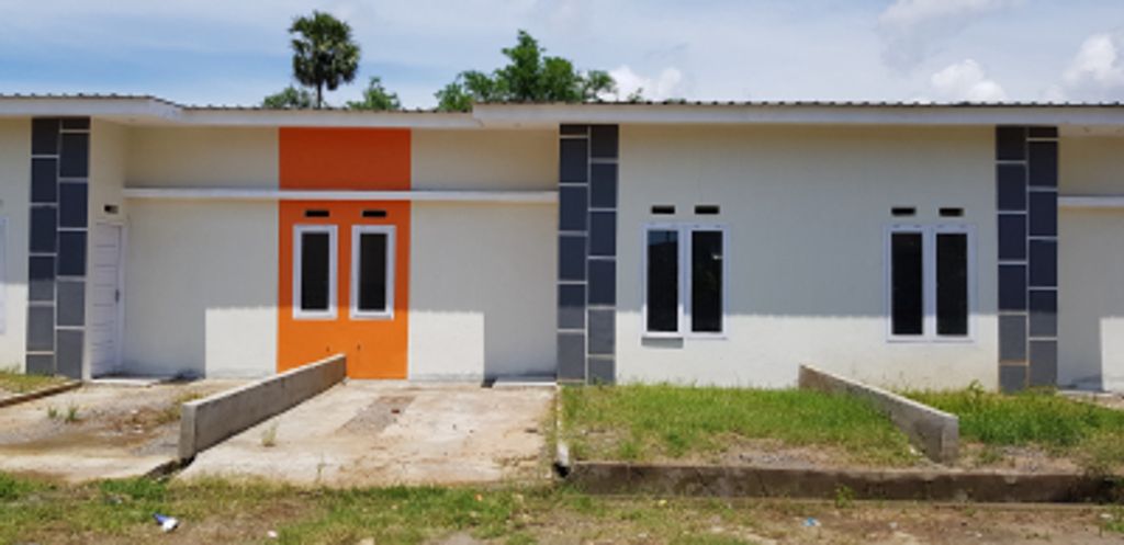 foto tampak rumah tipe 36 perumahan BUMI RISKI ABADI 1
