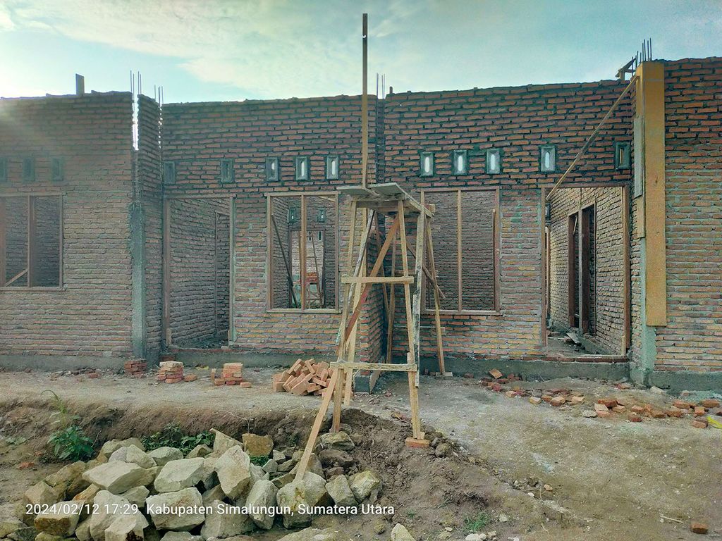 foto tampak rumah tipe 36 perumahan Griya Dimensi Tahap 5