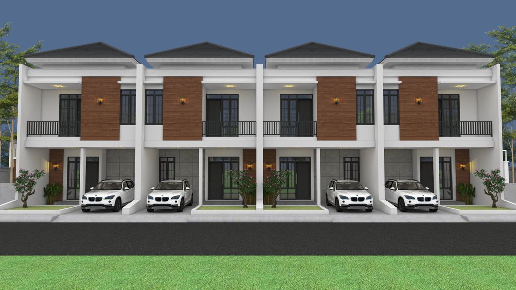 foto tampak rumah tipe 72 perumahan GRAND WIJAYA KUSUMA 3