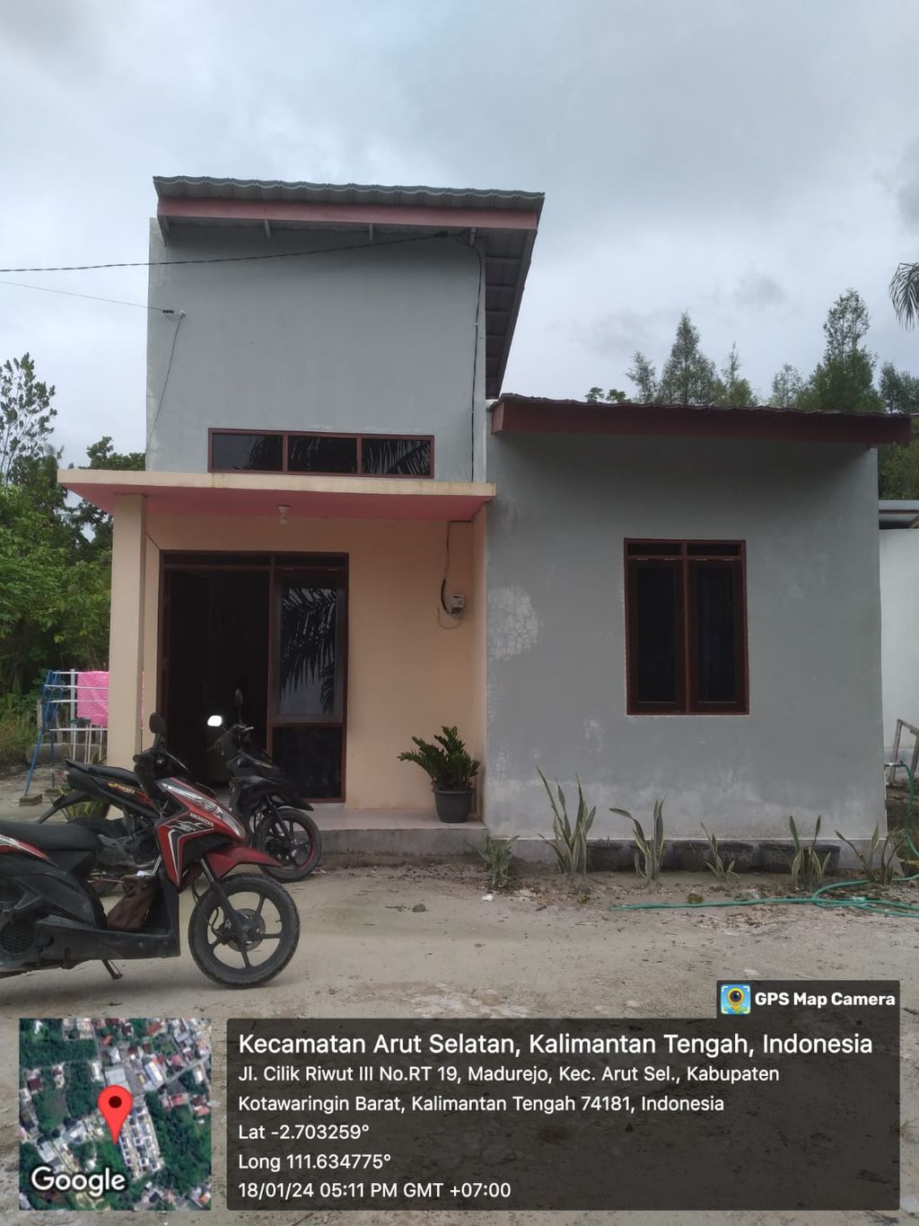 foto tampak rumah tipe 36 perumahan TEMBALU GRIYA INDAH 2