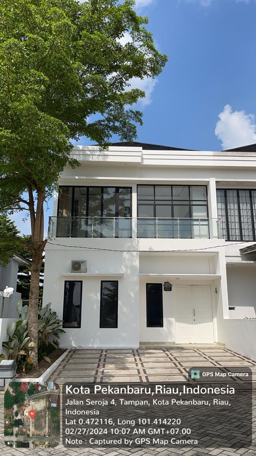 foto tampak rumah tipe ATTILIA - D4 perumahan CEMARA SUITES