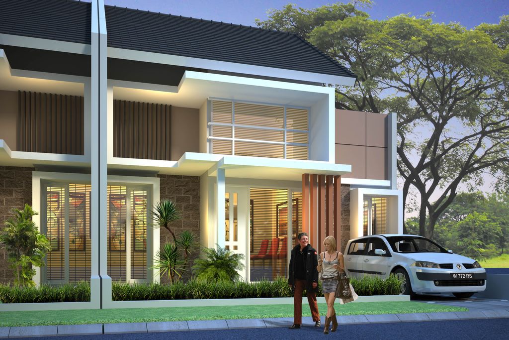 foto tampak rumah tipe 64 perumahan PERUMAHAN CITRA CITY RESIDENCE