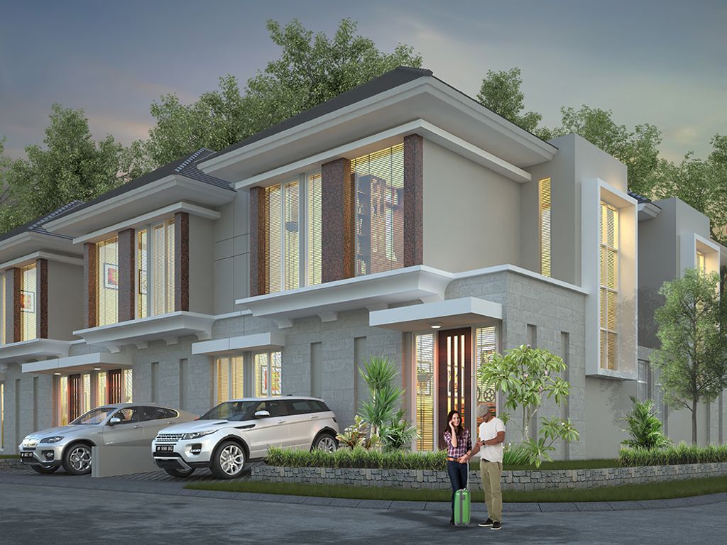 foto tampak rumah tipe 99 perumahan PERUMAHAN CITRA CITY RESIDENCE