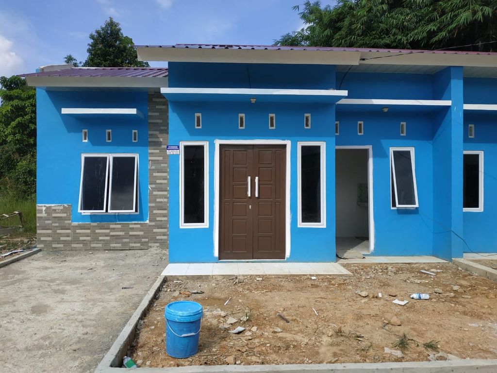 foto tampak rumah tipe 36M2 perumahan GREEN HILL 2
