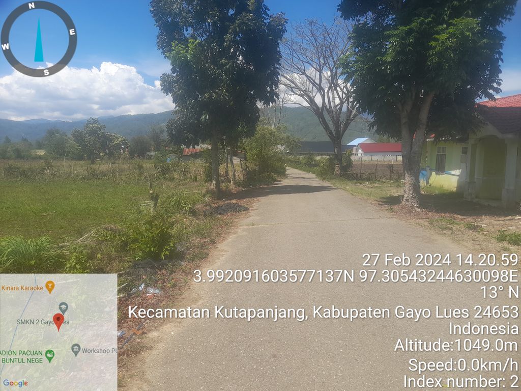 foto posisi tengah perumahan GAYO ASRI RESIDENCE