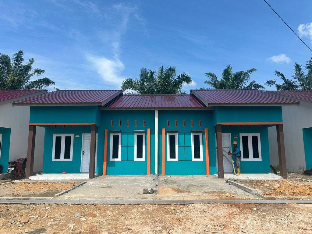 foto tampak rumah tipe 36 perumahan WIRANDA ASRI III