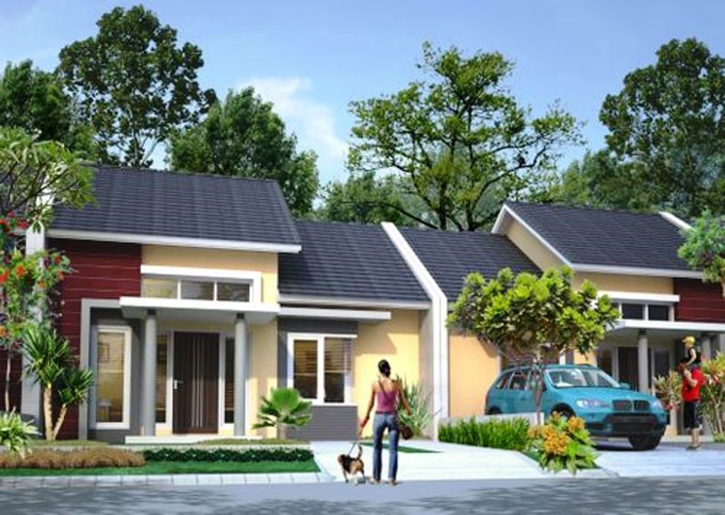 foto tampak rumah tipe QB 65/292 perumahan Harvest City
