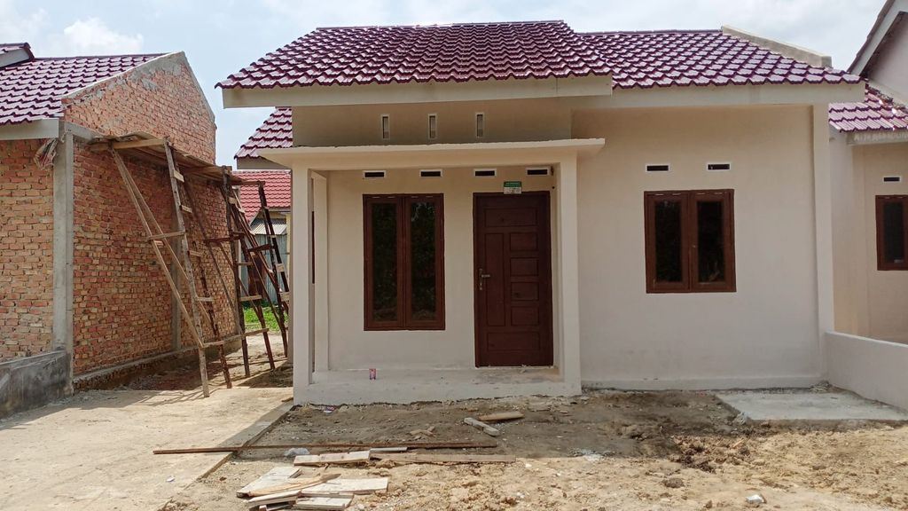 foto tampak rumah tipe 36 perumahan AULIA ARTHA GRAHA