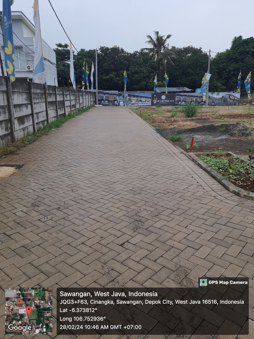 foto gerbang perumahan AMARA RESIDENCE DAN AMARA BOULEVARD SAWANGAN