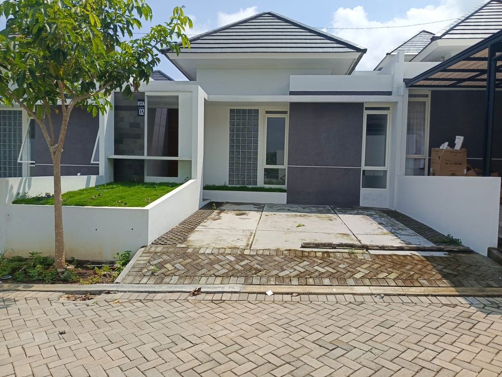 foto tampak rumah tipe Dhara 38 perumahan BSB VILLAGE CLUSTER LOKKA