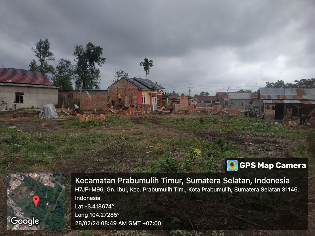 foto posisi tengah perumahan Griya Mustika Sejahtera