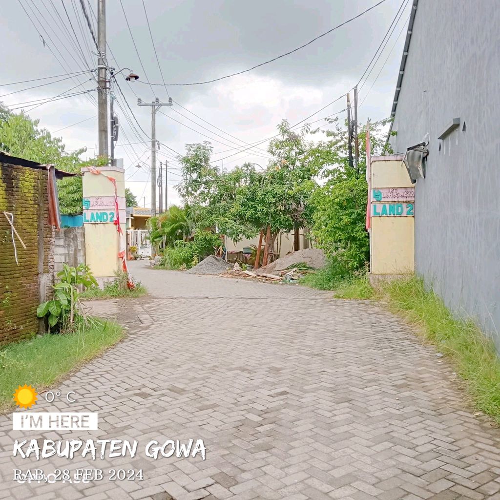foto gerbang perumahan LJ LAND 2 TAHAP 2