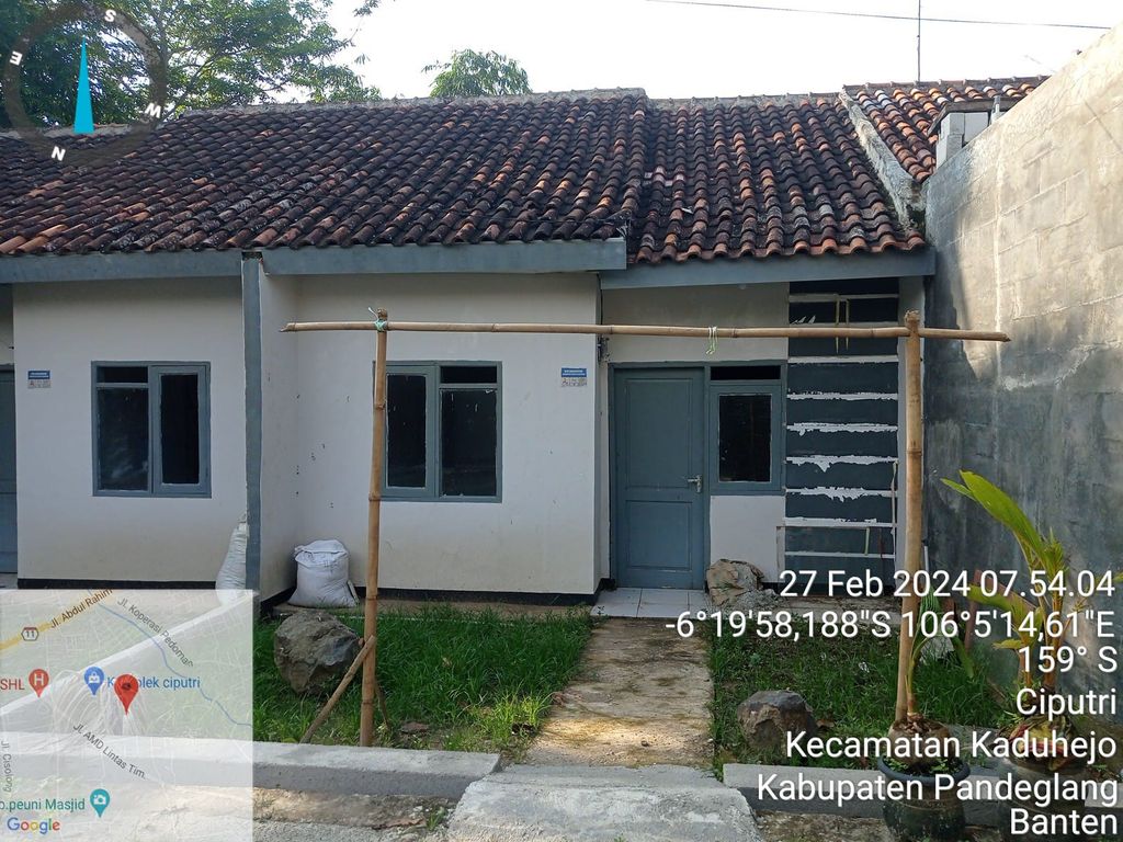 foto tampak rumah tipe 36 perumahan PESONA CIPUTRI INDAH