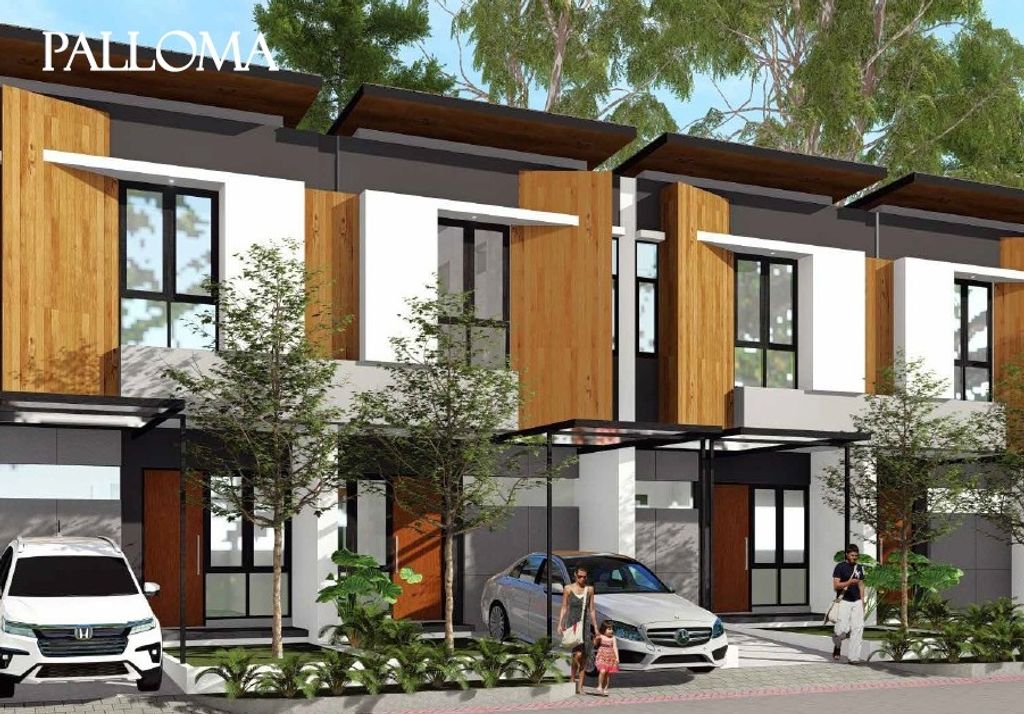 foto tampak rumah tipe PALLOMA perumahan HARMONI RESIDENCE