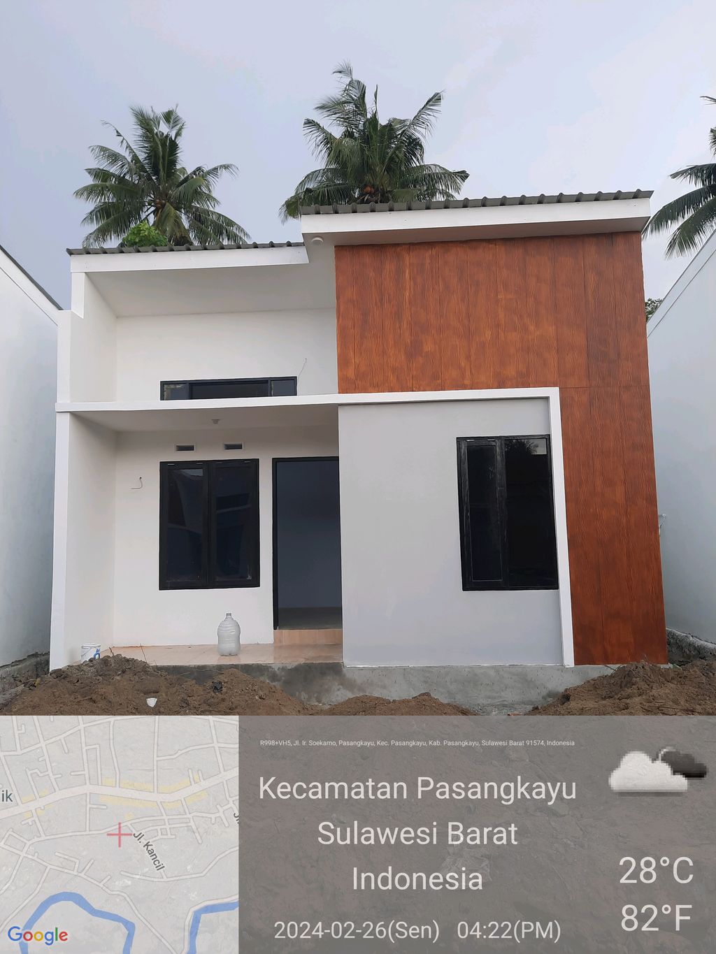 foto tampak rumah tipe 36/84 perumahan GRAND MULTAZAM MILENIAL Tahap 2