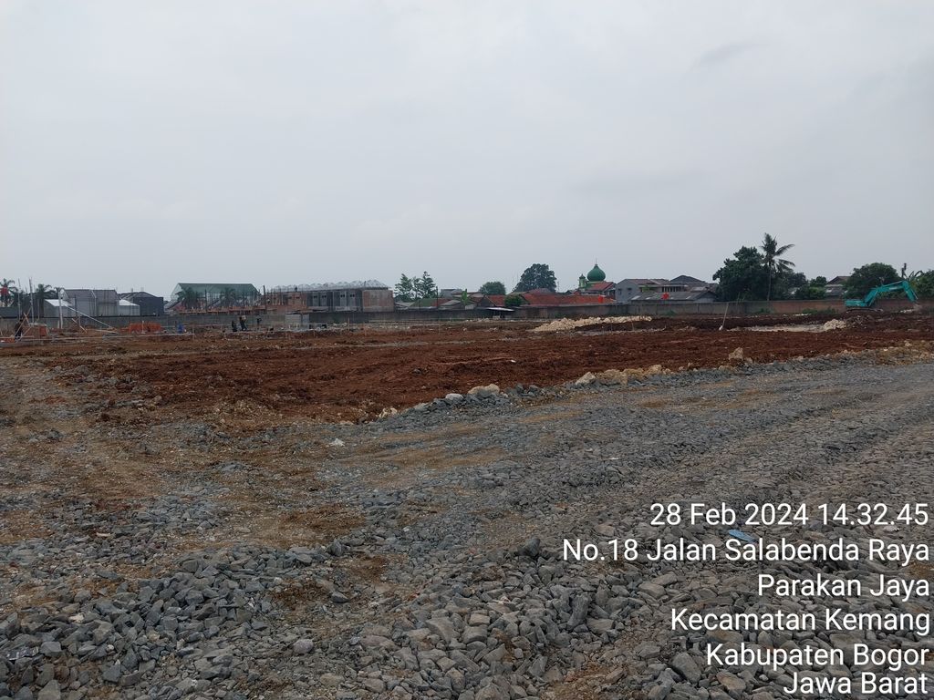 foto posisi tengah perumahan BHUMI KALINGGA