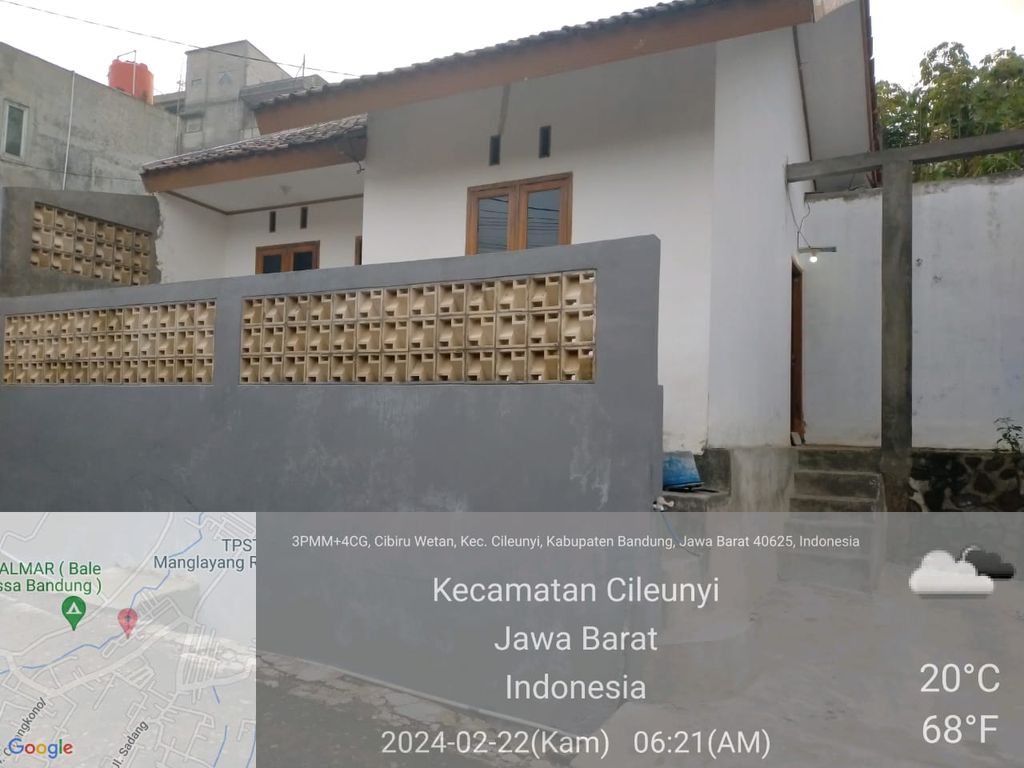 foto tampak rumah tipe 22/72 perumahan GRIYA TUTWURI HANDAYANI