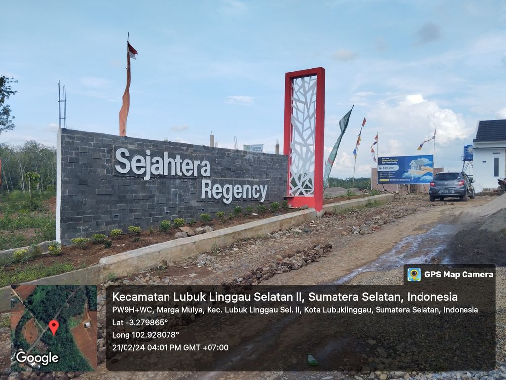 foto gerbang perumahan SEJAHTERA REGENCY