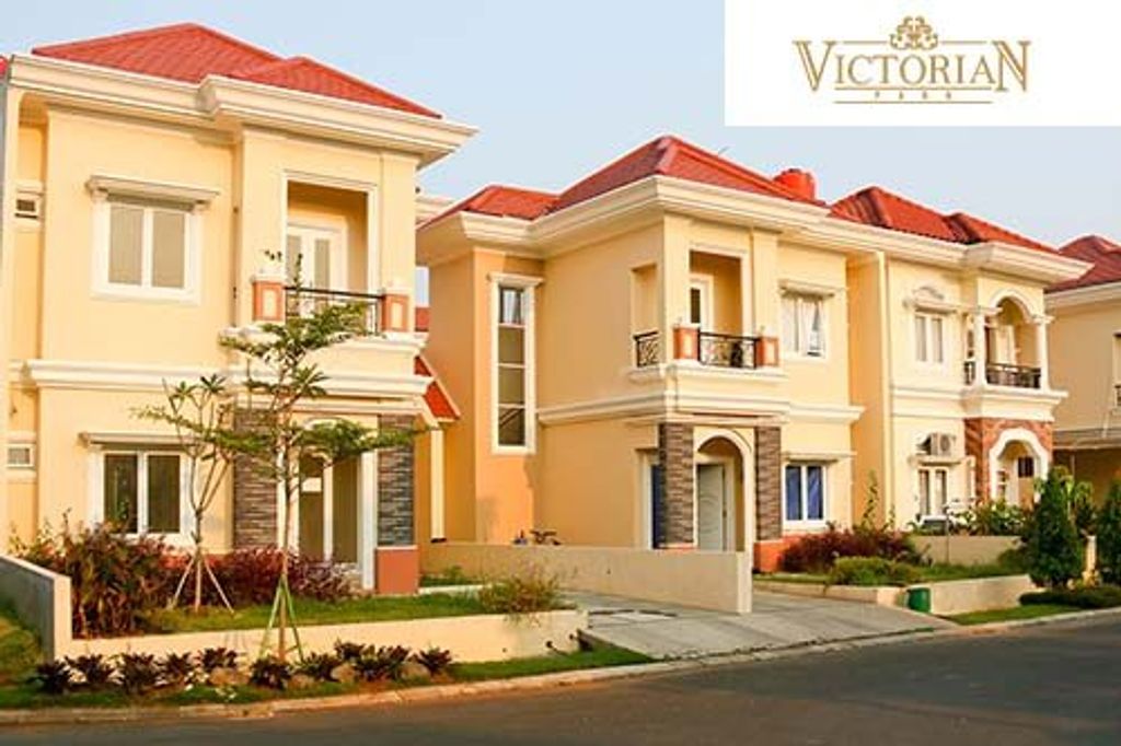 foto tampak rumah tipe Victorian 98/270 perumahan PERUMAHAN GALUH MAS KARAWANG