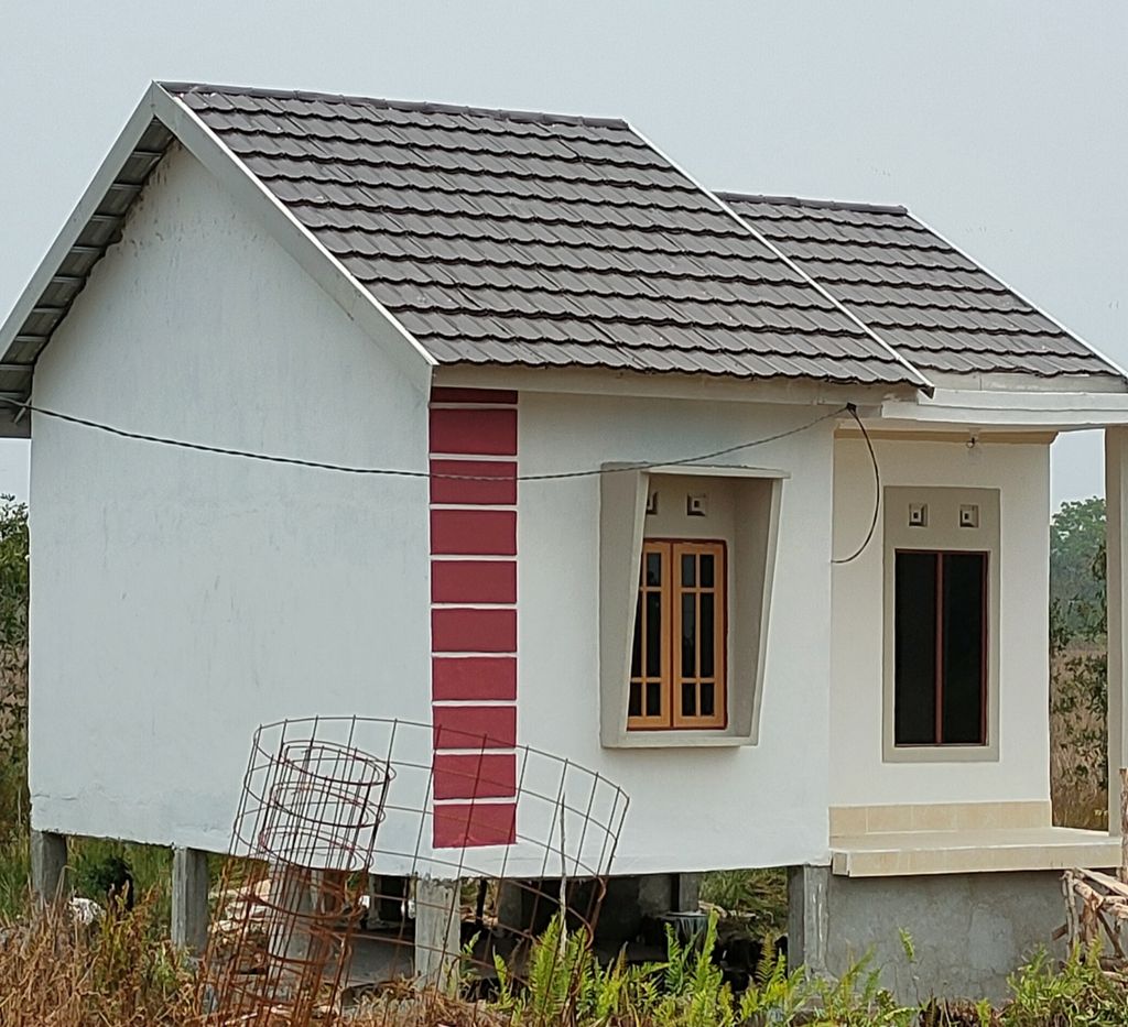 foto tampak rumah tipe 36 Cakar ayam perumahan KOMPLEK GHINA GHANI