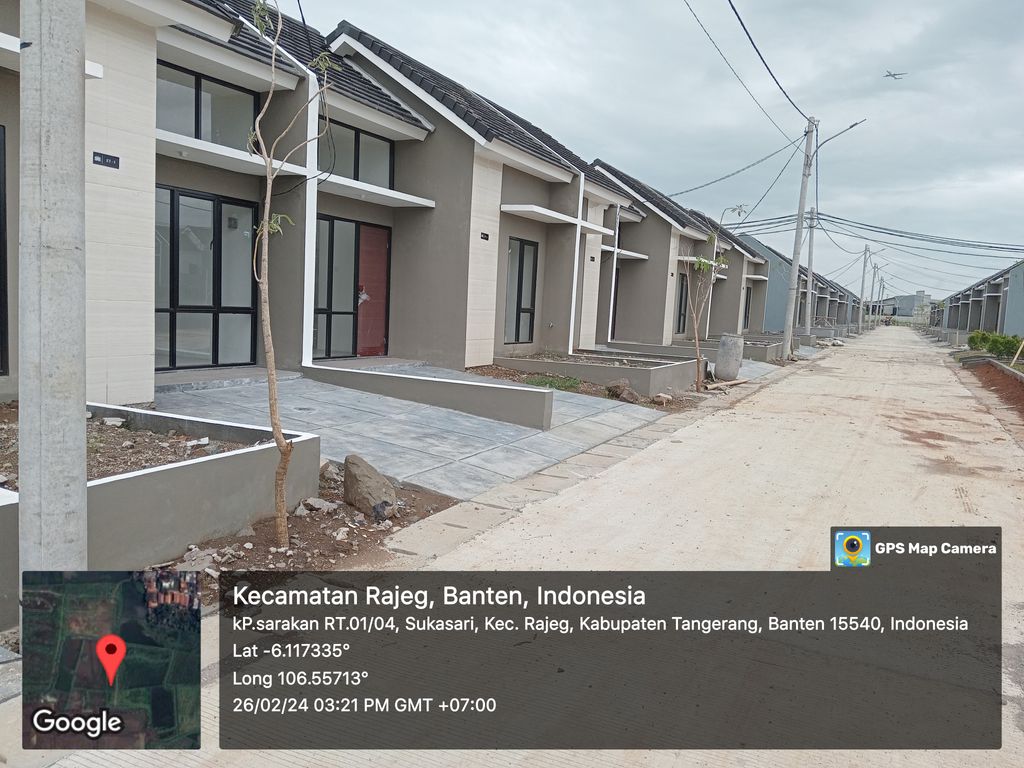 foto tampak rumah tipe 60/30 perumahan GRIYA ARTHA SUKASARI RESIDENCE
