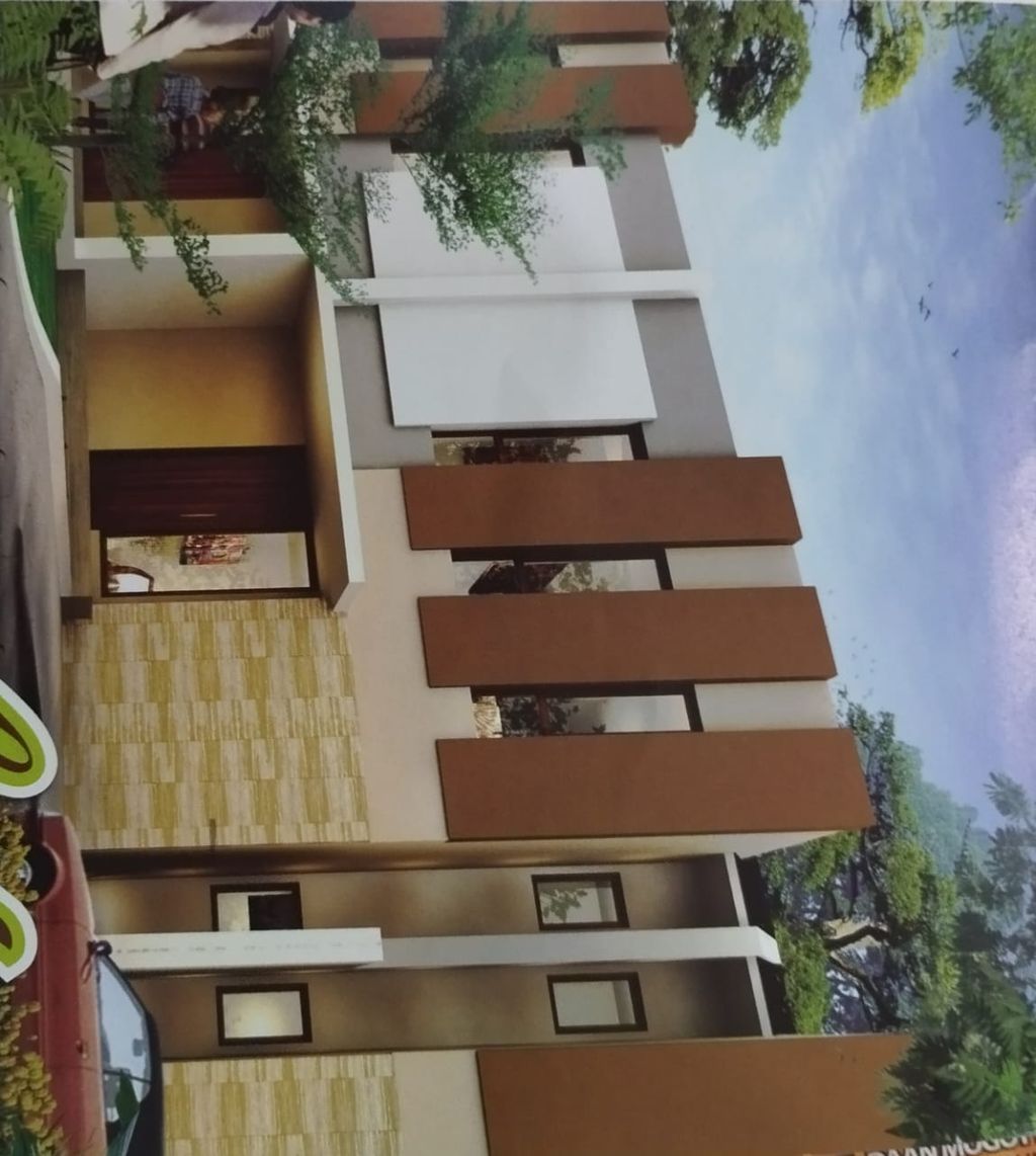 foto tampak rumah tipe MICHELIA perumahan CASA JARDIN RESIDENCE