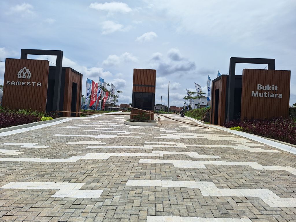 foto posisi tengah perumahan Perumahan Bukit Mutiara BKP