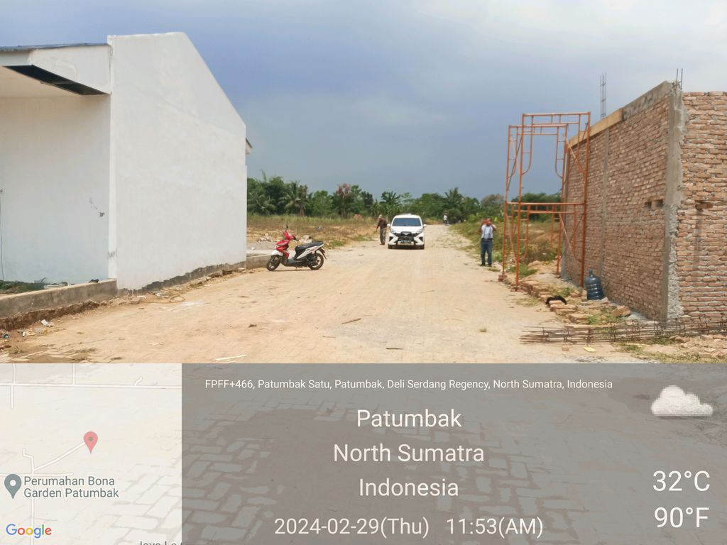foto posisi tengah perumahan Perumahan USU Residence Tahap III