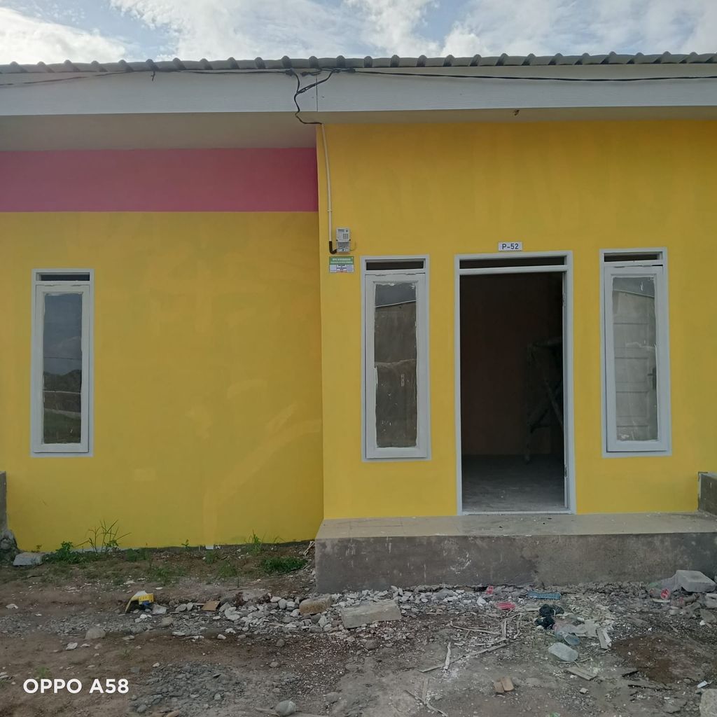 foto tampak rumah tipe 36 perumahan LJ LAND 2 TAHAP 2