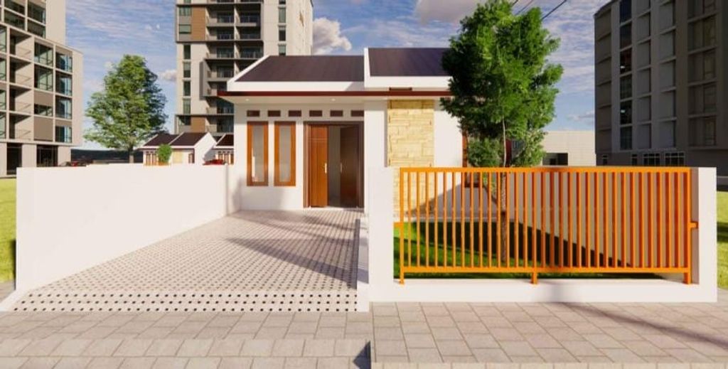 foto tampak rumah tipe 36 perumahan SEJAHTERA REGENCY