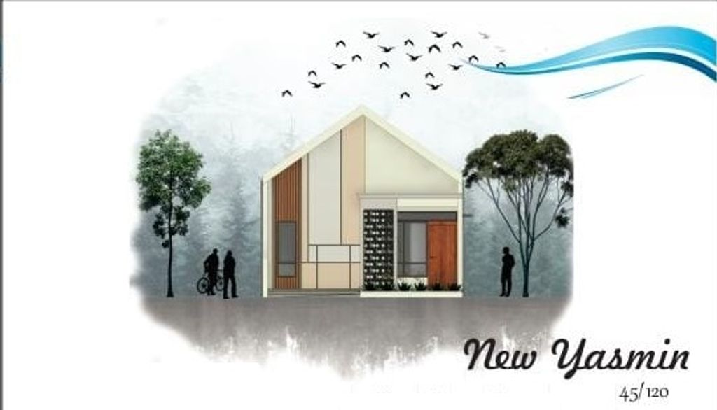 foto tampak rumah tipe Olive perumahan Yasmin Residen