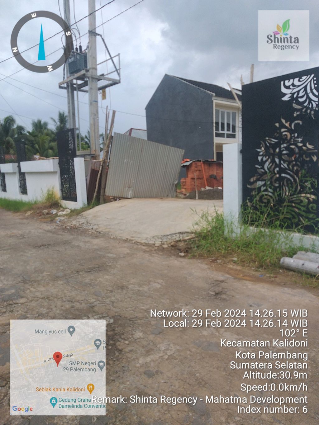 foto gerbang perumahan Shinta Regency