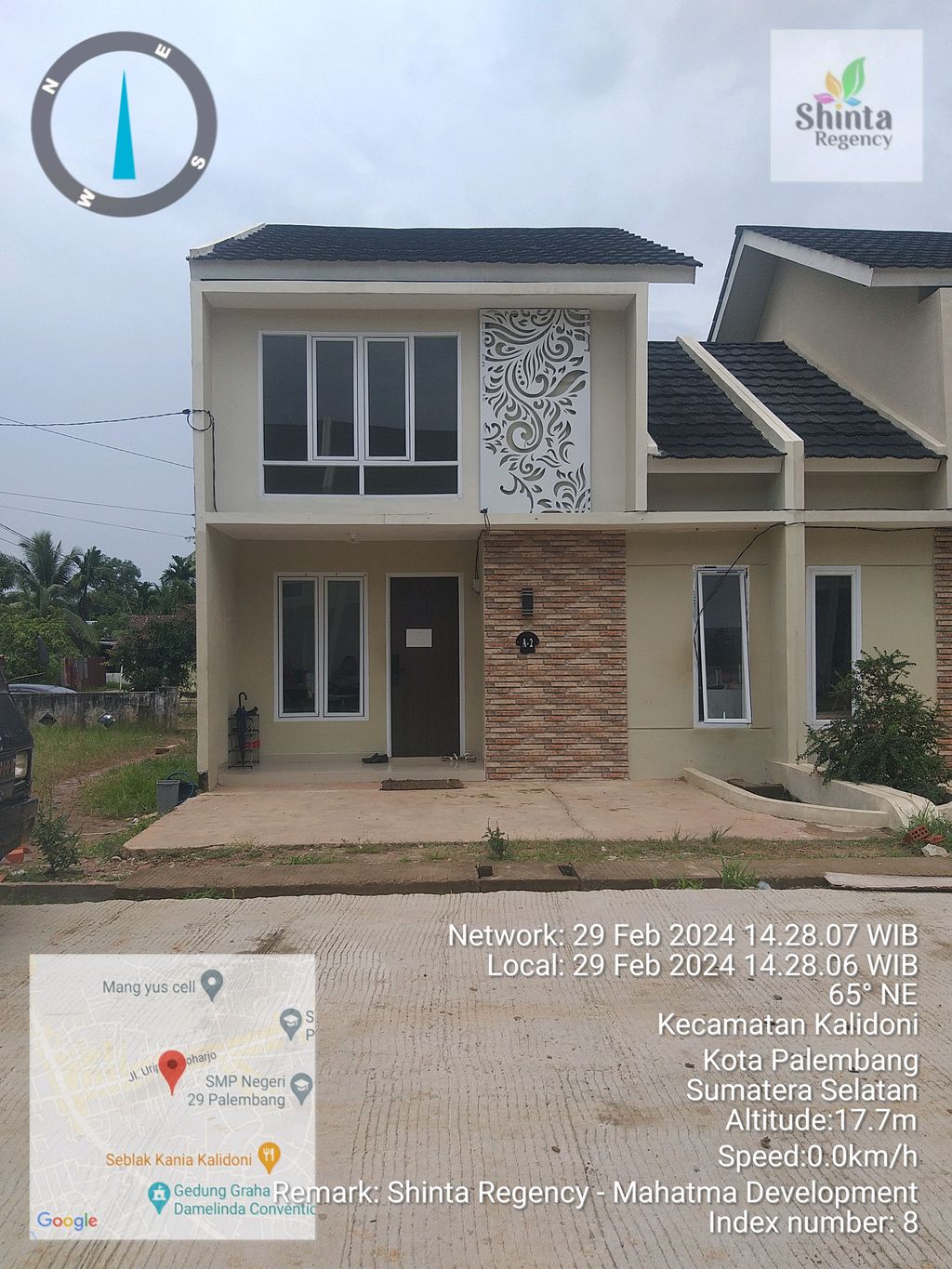 foto contoh rumah perumahan Shinta Regency