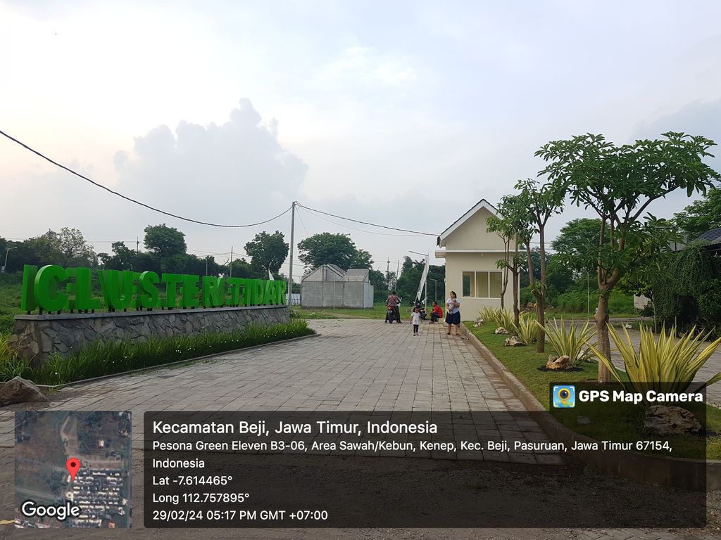foto gerbang perumahan GREEN ELEVEN