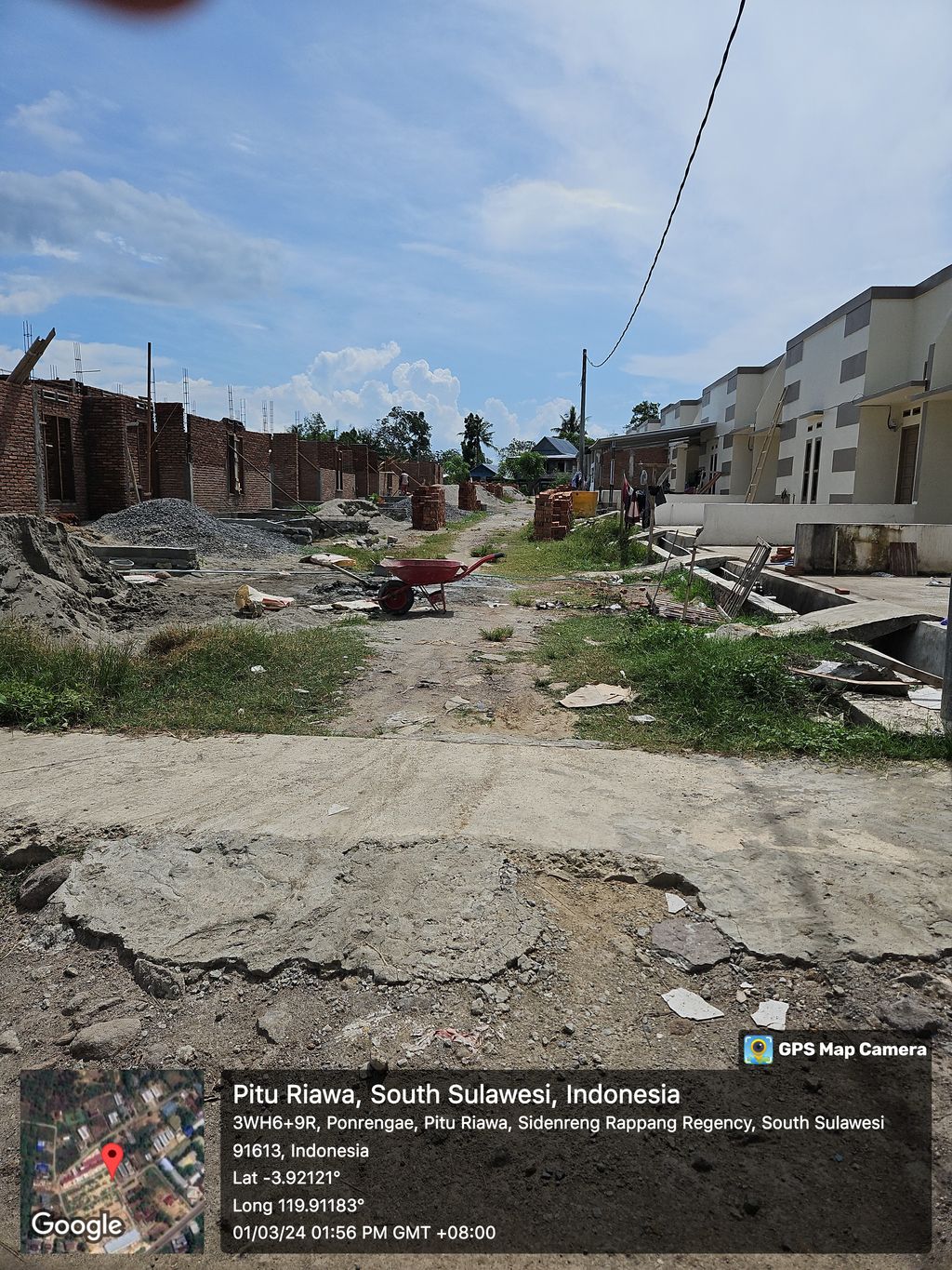 foto posisi tengah perumahan SALSABILA PONRANGAE RESIDENCE