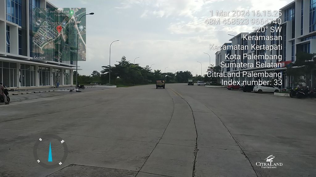 foto posisi tengah perumahan CitraLand - Ruko Ruby