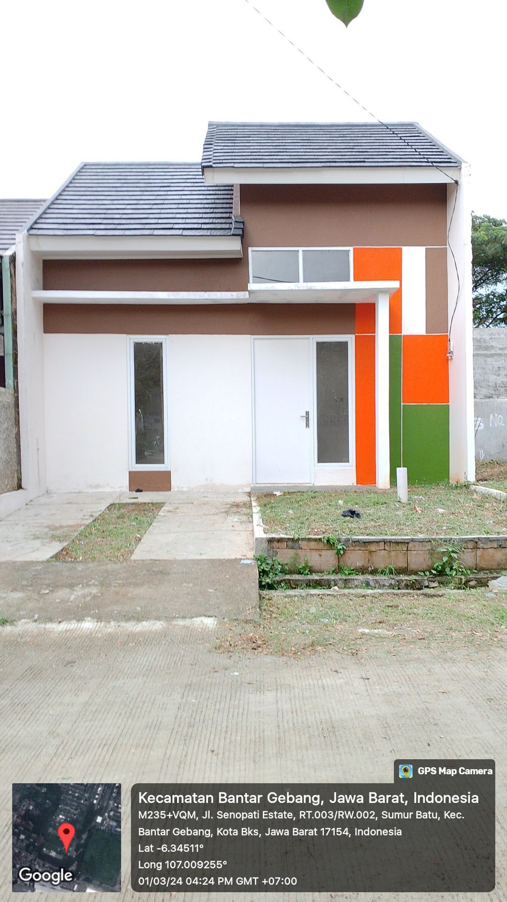 foto contoh rumah perumahan Senopati Estate