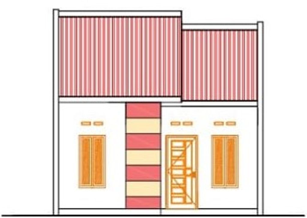 foto tampak rumah tipe 36/72 perumahan GRIYA REZKI RESIDENCE