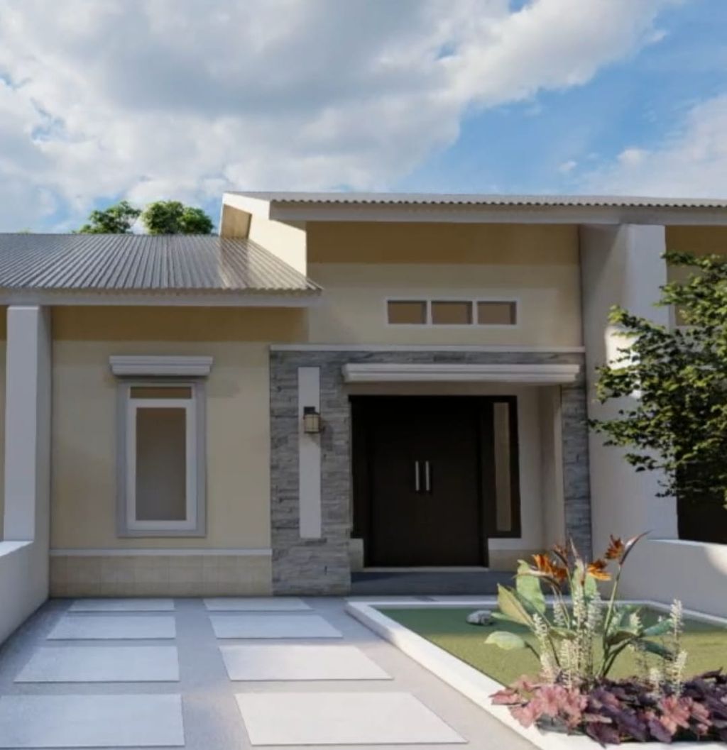 foto tampak rumah tipe 44/72 perumahan GRIYA REZKI RESIDENCE