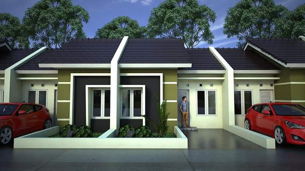 foto tampak rumah tipe 30/60 SUBSIDI perumahan TOP PUTRA RESIDENCE 2