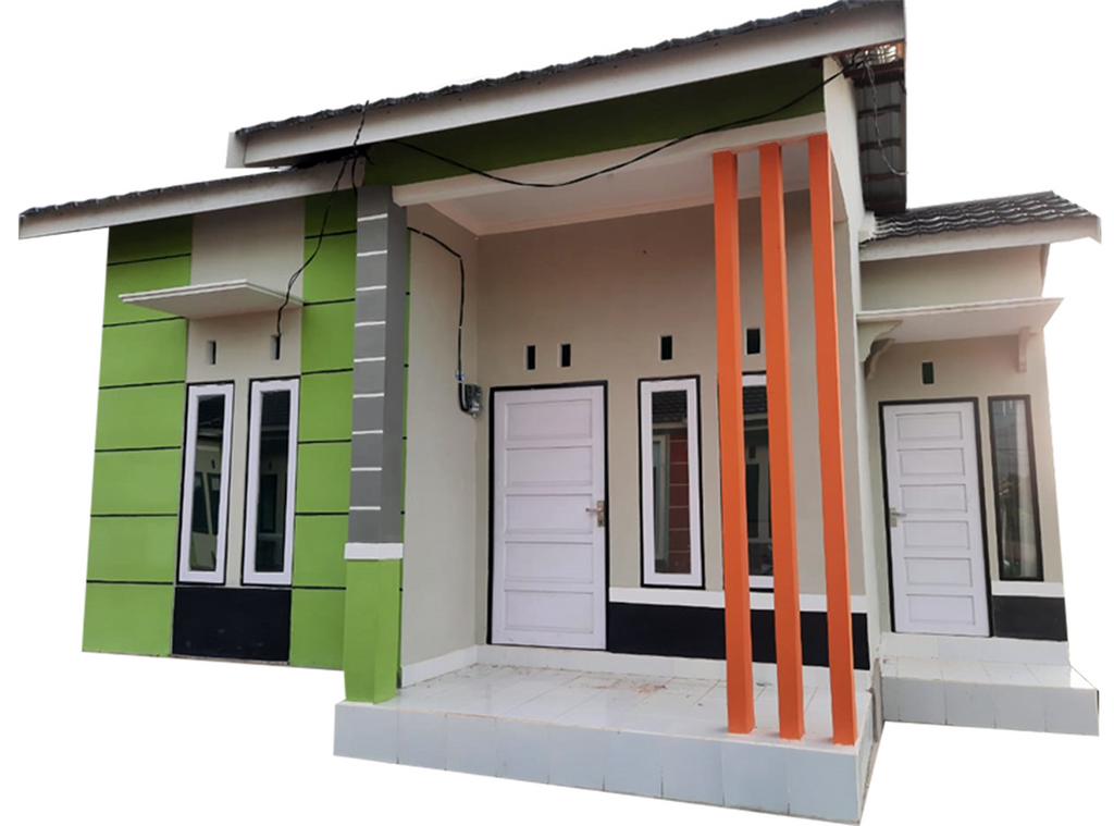 foto tampak rumah tipe 36 perumahan TRIMITRA GREEN HOUSE 1