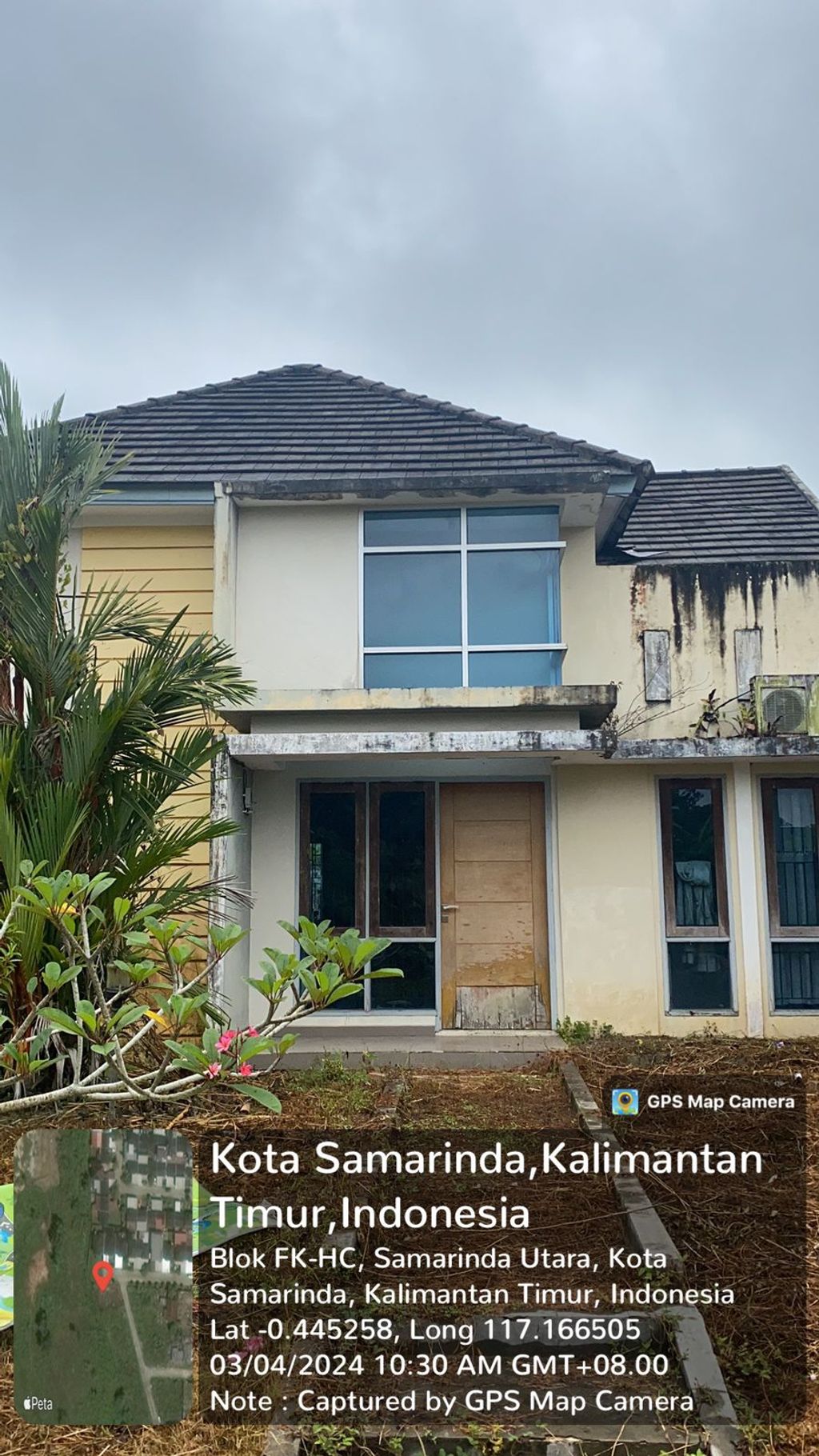 foto tampak rumah tipe Spinel perumahan BUMI SEMPAJA CITY SAMARINDA