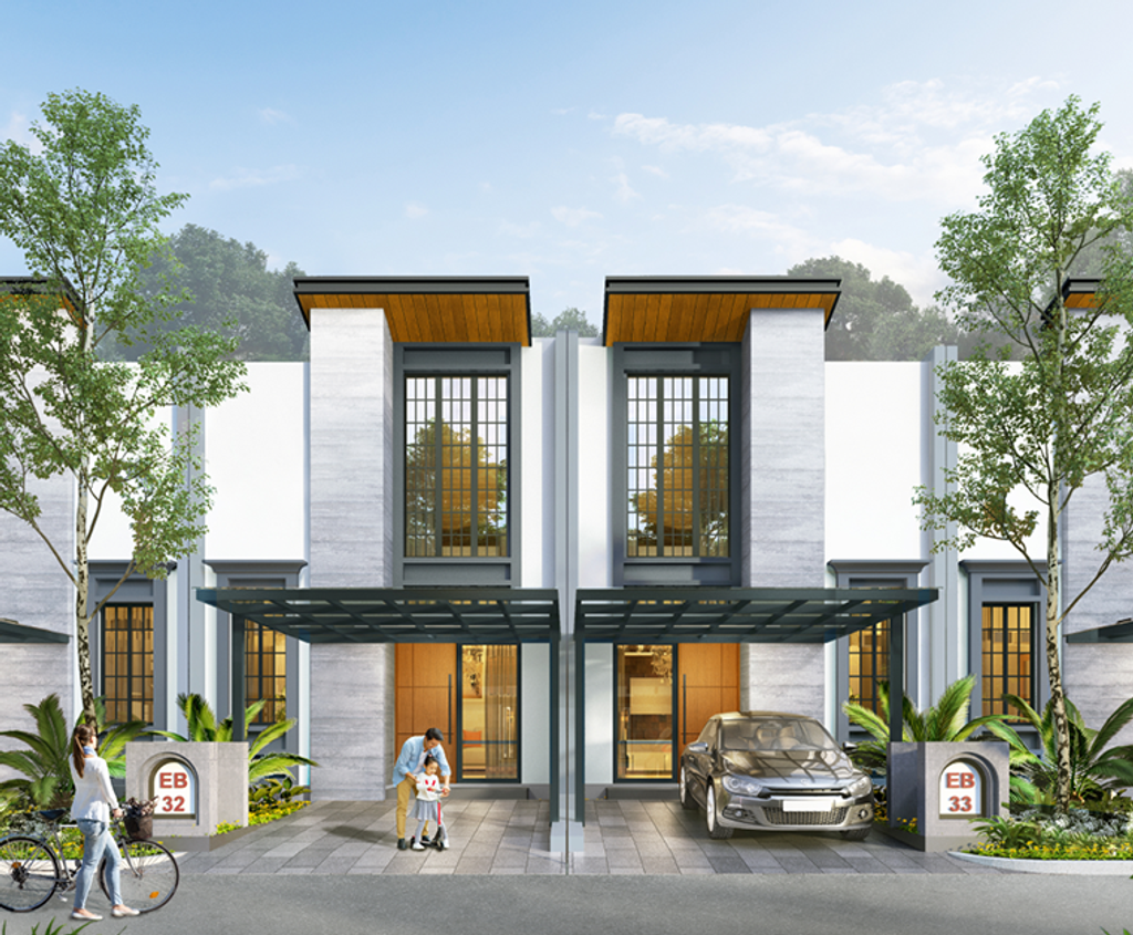 foto tampak rumah tipe 39 - CANYON perumahan Grand Duta City, Bekasi - 3