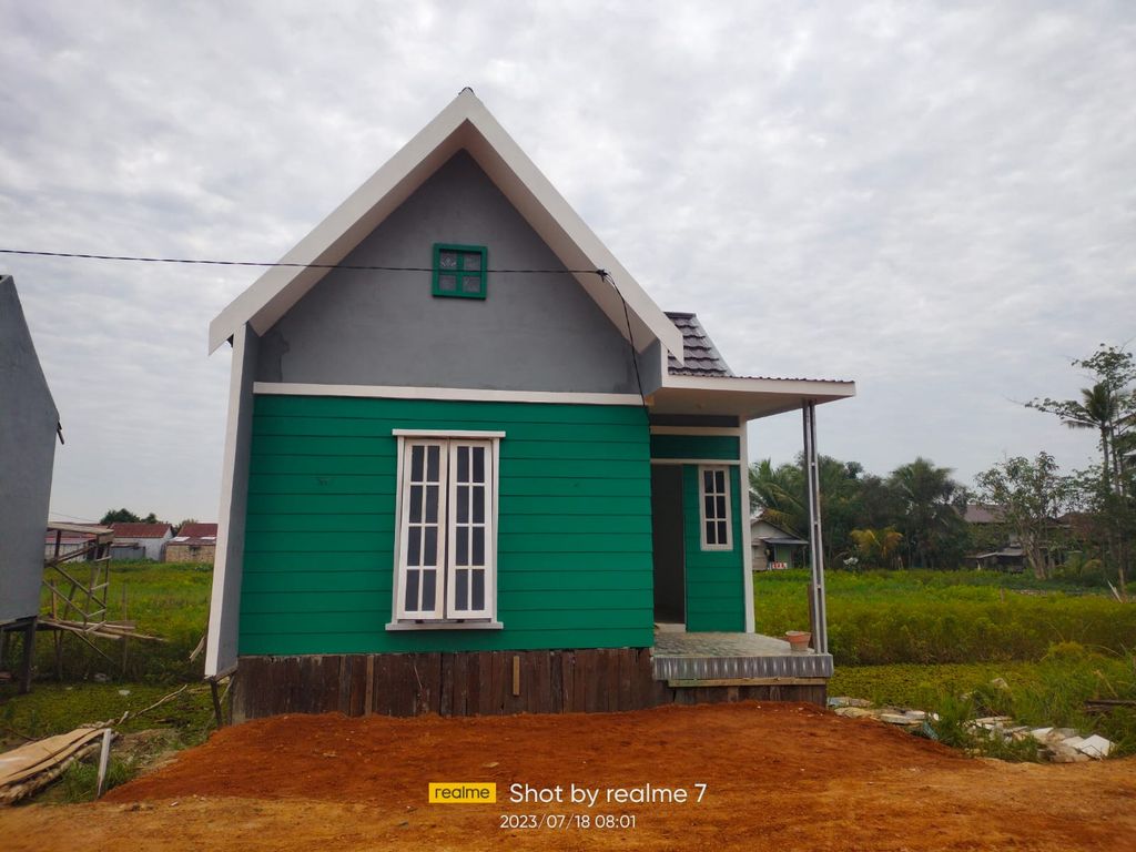 foto tampak rumah tipe promo ramadhan perumahan KOMPLEK BUANA BELAYUNG BARU