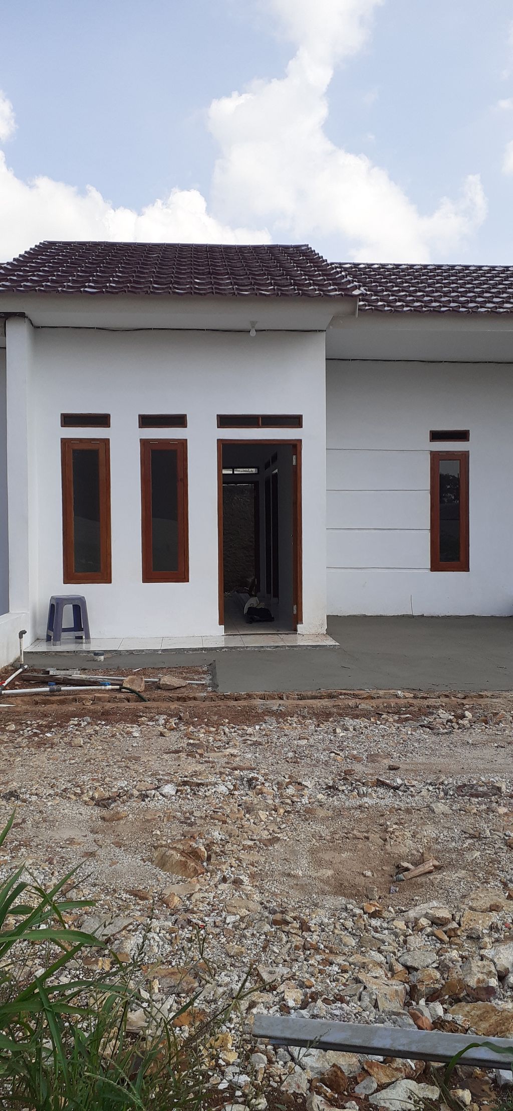 foto tampak rumah tipe 36/72 perumahan Mulyo Asri Residence