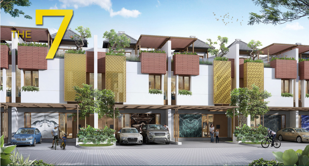 foto tampak rumah tipe The 7 Std perumahan Cluster Heritage - Puri 11