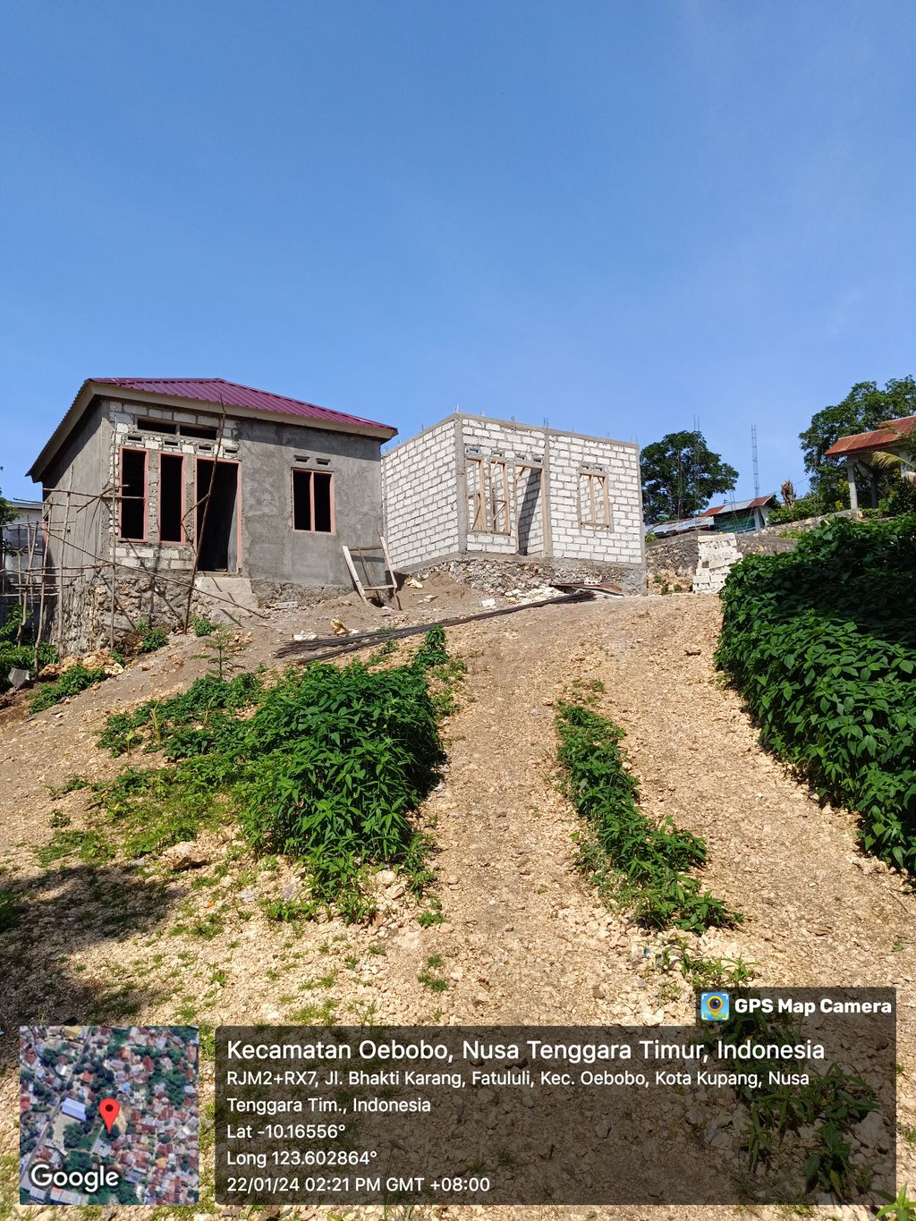 foto gerbang perumahan Oebobo Residence