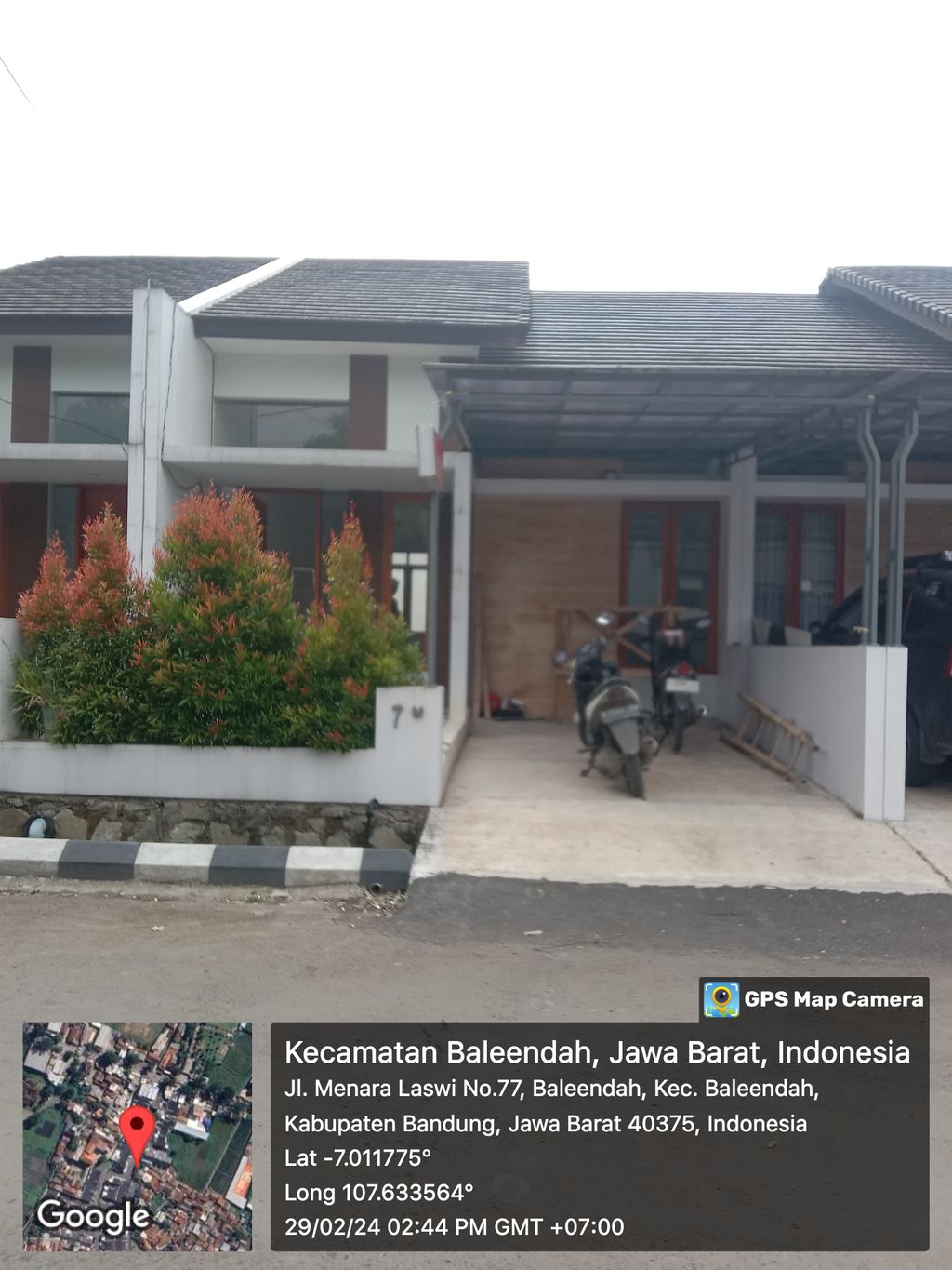 foto tampak rumah tipe 50/115 perumahan PERUMAHAN MENARA LASWI