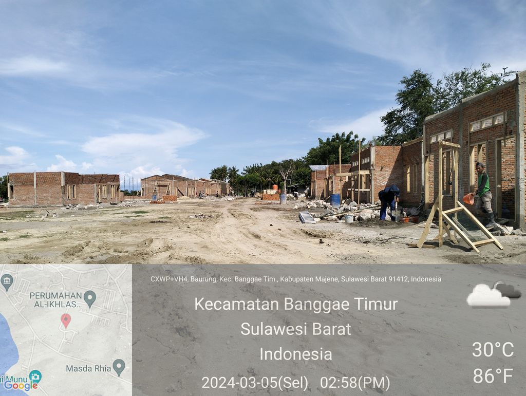 foto posisi tengah perumahan AYUB RESIDENCE
