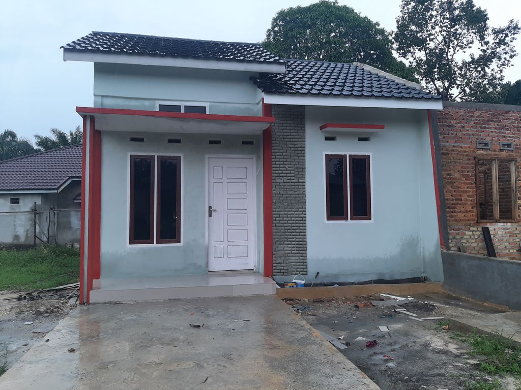 foto tampak rumah tipe 36 perumahan CASSIAVERA LAND